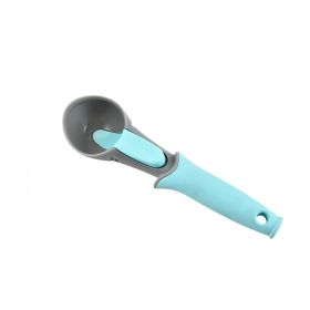 Non-stick Ice Cream Scoop with Easy TPR Material Trigger Release Spoon Anti-Freeze Plastic Lever Scoop for Cookies Ice Cream Fruit Baller