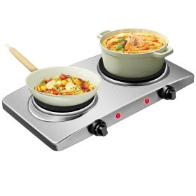 1800W Double Hot Plate Electric Countertop Burner