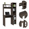 Versalles Writing Desk; Two Superior Shelves; Five Cubbies -Smokey Oak