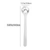 1pc Stainless Steel Hollow Out Kawaii Cat Claw Spoon; Mixing Spoon; Cake Dessert Spoon; Cookie Mold