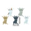 Cat Holder; 5pcs Cat Ornaments; Funny Cat Pen Holder; Toy; Gift; Home Decorations