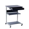 Techni Mobile Rolling Laptop Cart with Storage; Graphite