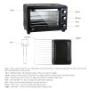 Simple Deluxe Toaster Oven with 20Litres Capacity,Compact Size Countertop Toaster, Easy to Control with Timer-Bake-Broil-Toast Setting