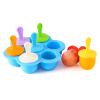 1pc 7 Holes Silicone Popsicle Mold; Ice Pop Molds Maker; Storage Container For Homemade Food; Ice Cream DIY Pop Molds; BPA Free