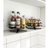 Turntable Lazy Susan Organizer Rotating Spice Storage Rack Organization for Kitchen Countertop Cabinet