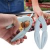 1pc Multifunctional Crab Claw Clamps Walnut Clamps; Suitable For Kitchen Or Outdoor Camping