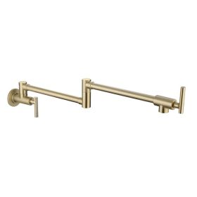 Wall Mount Kitchen Stove Faucet (Color: Gold)