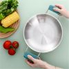 1 Pair Of Silicone Handles; Anti-scalding Non-slip Silicone Pot Handle Cover; Heat Insulation Handle Cover; Kitchen Accessories