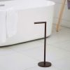 Paper Towel Holders for Floor Stainless Steel Toilet Paper Towel Rolls Storage Stands