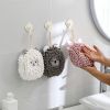 1pc Hand Towel Ball; Cartoon Hanging Towel; Quick Drying; Kitchen And Bathroom; Chenille Lovely Rag; Thickened Towel 6.69"Ã—6.69"