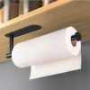 Kitchen Towel Holder; Cabinet Wall Mount Rack; Adhesive Tissue Holder; Tissue Roll Holder