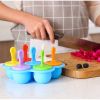 1pc 7 Holes Silicone Popsicle Mold; Ice Pop Molds Maker; Storage Container For Homemade Food; Ice Cream DIY Pop Molds; BPA Free