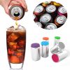 1pc Silicone Can Lid; Soda Water Silicone Closure; Beverage No Leak; Silicone Can Stopper; 2.6*0.5 Inches